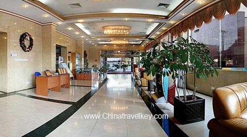 Lobby of Fuhao Hotel Beijing