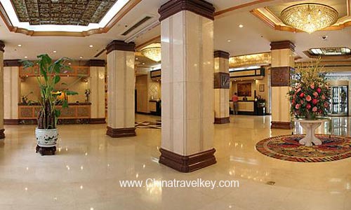 Lobby of Jianguo Qianmen Hotel Beijing