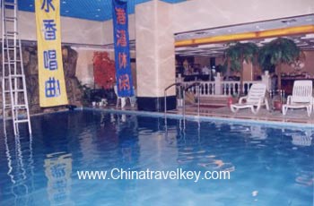pool of Qing Lan Plaza Beijing