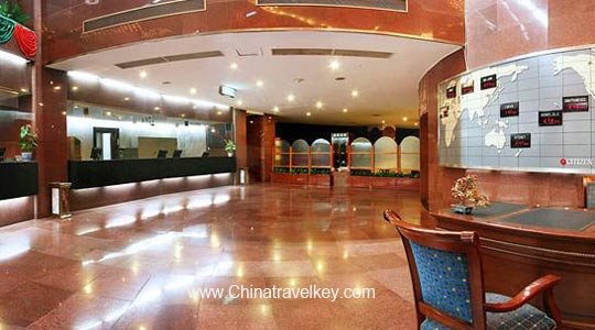 Lobby of Twenty-first Century Hotel Beijing