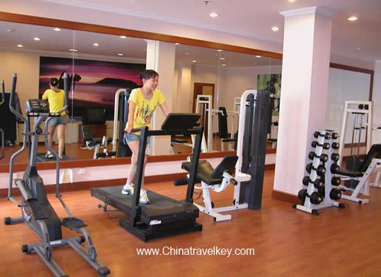 Gymnasium of Yan Xiang Hotel Beijing
