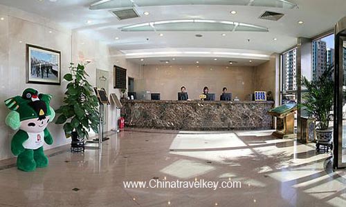 Lobby of Yayuncun Hotel Beijing