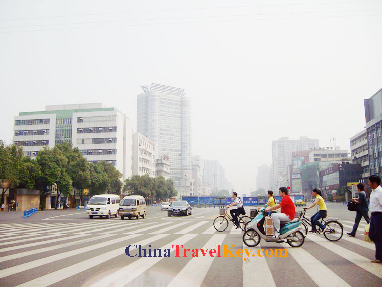 photo of chengdu street