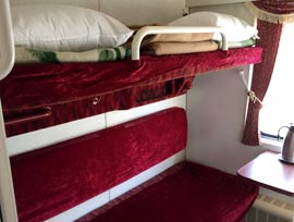 hard sleeper of k23 train