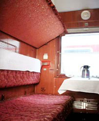 deluxe soft sleeper of K3 train