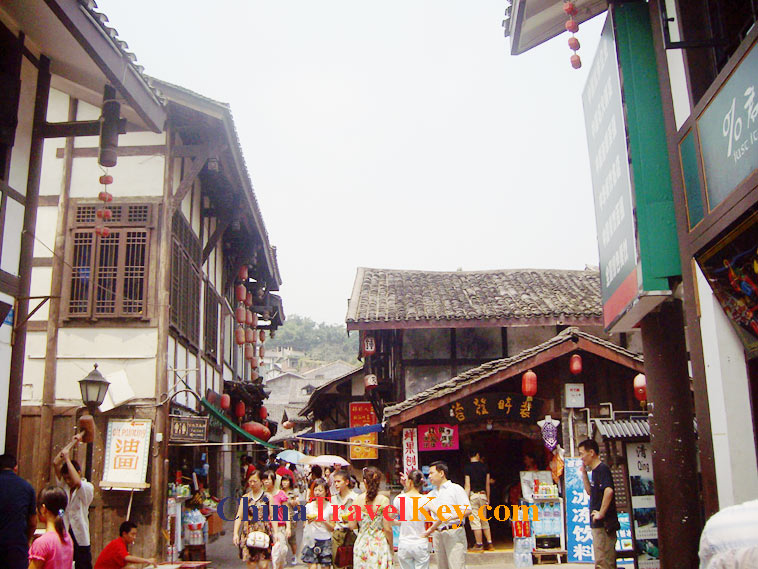 photo of chongqing ciqikou ancient town