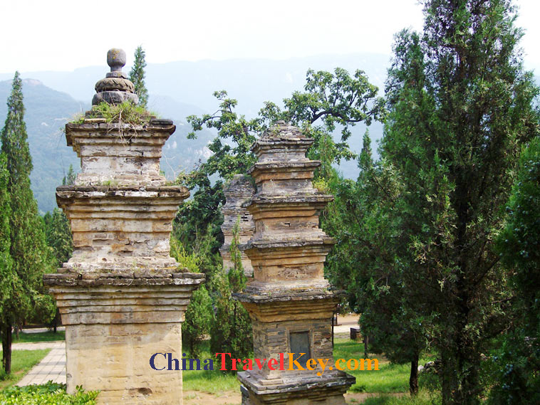 photo of dengfeng pagoda forest shanlin temple