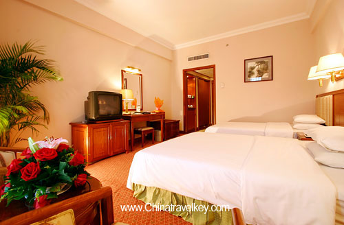 Guestroom of Golden Palace Hotel Dongguan 