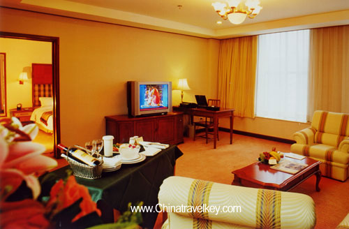 Guestroom of Golden Palace Hotel Dongguan 