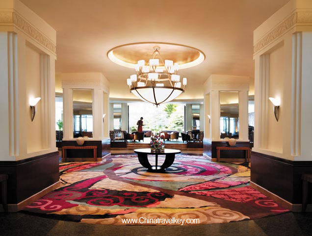Lobby of Shangri-La Hotel Harbin 