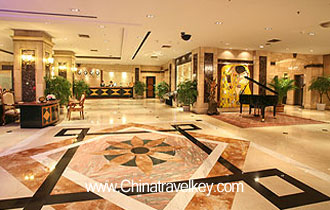 Lobby of White Palace Hotel Nanjing 