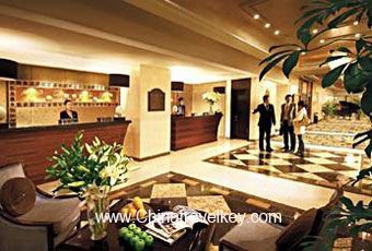 Lobby of Broadway Mansion Hotel Shanghai