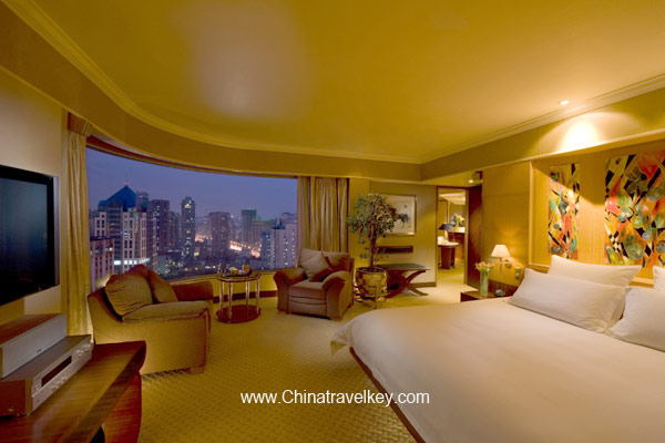 Guestroom of Hilton Hotel Shanghai