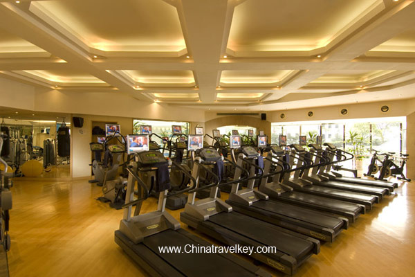 Gymnasium of Hilton Hotel Shanghai