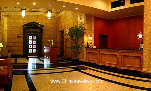 Lobby of Pacific Hotel Shanghai 