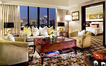 Guestroom of Portman Ritz-Carlton Shanghai