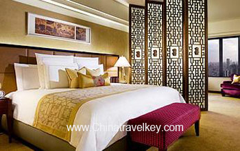 Guestroom of Portman Ritz-Carlton Shanghai