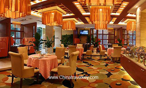 Restaurant of Qingzhilv Hotel Shanghai 
