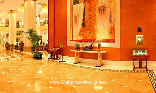 Lobby of Sheraton Grand Tai Ping Yang Hotel Shanghai