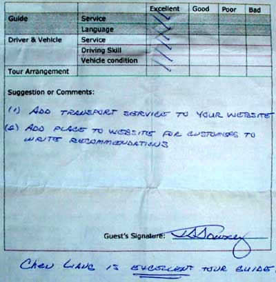 Beijing Tour Testimonial
