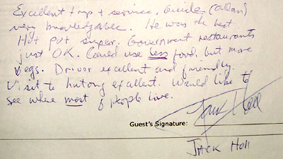 Beijing Tour Testimonial