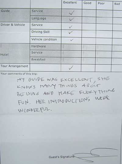 Beijing tour testimonial,click here to see more.