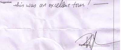Testimonial of Beijing 5 Days Tour