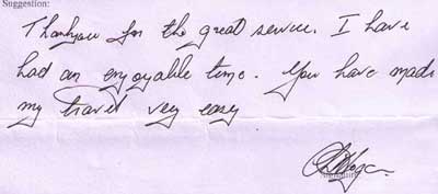 Testimonial of Mutianyu Great Wall and Summer Palace Tour. Click here to see more.