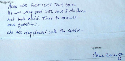 Chengdu tour testimonial, click here to see more.