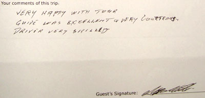 Chengdu tour testimonial, click here to see more.