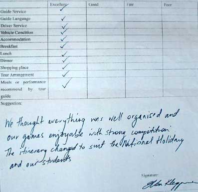 China Tour Testimonial