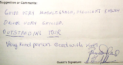 China Tour Testimonial