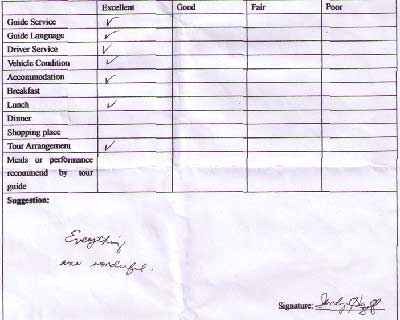 China Tour Testimonial