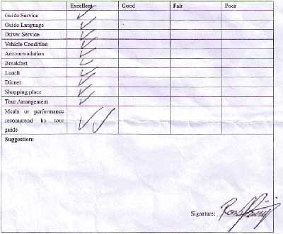 China Tour Testimonial