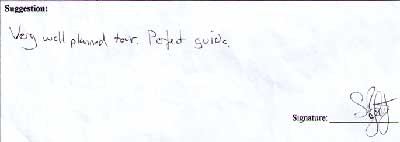 China Tour Testimonial