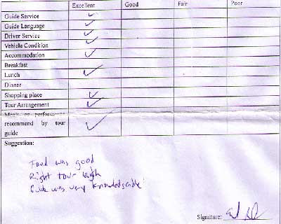 China Tour Testimonial