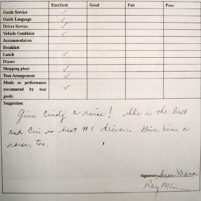 Kashgar tour testimonial, click here to see more.