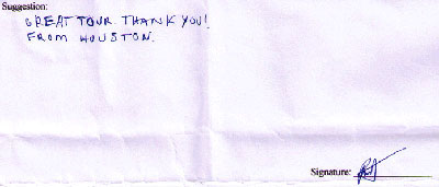 Xian Tour Testimonial