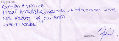 Xian Tour Testimonial