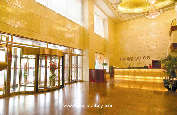 Lobby of Tianyu Hotel Tianjin