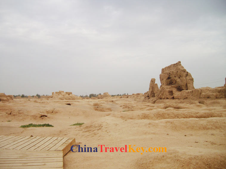 photo of Turpan Gaochang City Ruins