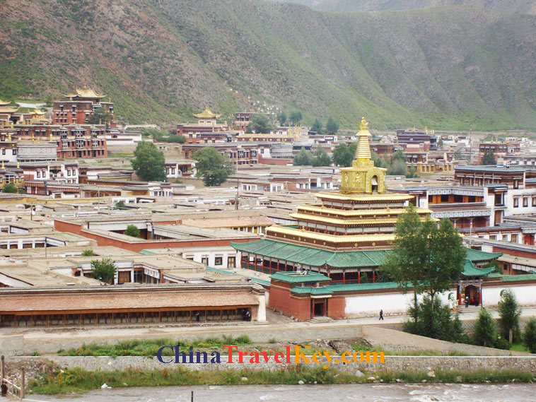 photo of labrang monastery