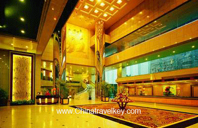 Lobby of Grand New World Hotel Xian 