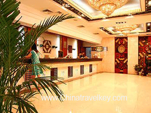 Lobby of Wen Yuan Hotel Xian