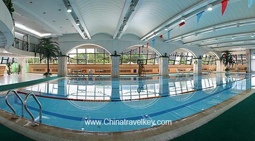 Pool of Airport Lantian Mansion Hotel Beijing
